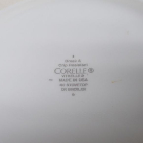 Corning Corelle Vitrelle Geometric 6 1/2 Inch Bread and Butter Plate U.S.A. - Picture 4 of 4